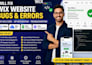 fix wix website bugs wix velo code issues wix API integration website error fix